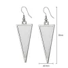 Party Favor Sublimation Blank Dangle Oorbellen Hartvorm Drop Earring Voor Hot Transfer Printing Verbruiksartikelen