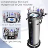 9 en 1 multifonction EMS mésothérapie rf hydro peeling visage ultrasonique peau laveur oxygène infusé machine de pulvérisation