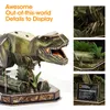 Quebra-cabeças 3D CubicFun Dinosaur Jurassic World Tyrannosaurus Rex Model Toys National Geographic Primeval Forest for Kids Adults 230704