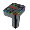 F18 Car Bluetooth MP3 Player com chamadas mãos-livres, suporte para disco U, qualidade de som sem perdas, transmissor FM 12V/24V