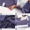 Sleeping Bags Lightweight Sleeping Bag Liner Envelope Portable Sleeping Sack Outdoor Camping el Travel Sheet 230704