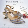 Sandali QSGFC Ultime paillettes colorate e design a farfalla con diamanti Scarpe da donna Borse Set colore viola 230630