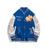 Hommes Vestes Automne Printemps Broderie Imprimer Hommes Femmes Veste Vintage Letterman Varsity Baseball Hommes Veste Baggy Bomber American Street Manteau 230705