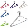 15 Kleuren Metalen Anti-slip Kleerhangers Volwassen Hanger Duurzaam Huishouden Pak Jas Kast Display Lingerie Beha Geen Spoor kleding Rekken JY0332