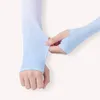 UV Solar Arm Sleeves Gradient Ramp Color Ice Silk Arm Cover Anti-Sunburn Long Sleeves Men Women Outdoor Cycling Driving