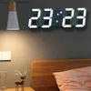 Väggklockor Nordic Home Vardagsrumsdekoration 3D Stor LED Digital Väggklocka Datum Tid Elektronisk Display Bord Väckarklocka Vägg Heminredning Z230705