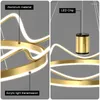 Lampes suspendues Starry Design LED Lustre Dimmable Lights Avec Télécommande Pour Living Dining Study Bedroom Éclairage De Plafond Intérieur