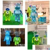 Action Toy Figures 400 Bearbrick Pvc Figure Cosplay One Big Eye Sley Collections Bearbricklys 28Cm Joints Sounds Dhnpb Drop Delive Dhqte