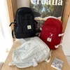 Backpack High Quality Solid Color Women Cool Men Travel Bookbag School Bag For Teenage Girls Teenagers Cute Mochila