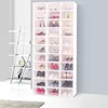 2 % Flip Shoes Box Corled Case Case Plastic Sabe Sabeable Box Organizer Обувь для обуви