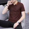 T-shirts pour hommes 2023 New Summer Korean Fashion Sports Chic Street Tees Hipster Neat Capable Y2k Tshirt Vneck Shortsleeve Solid Color Top Men J230705