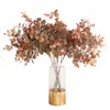 Dekoracyjne kwiaty symulowana roślina Bellis Perennis pieniądze liść sztuczne drzewka Bonsai losowa odmiana bez doniczki