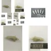 Esche Esche 20Pcs Non Verniciato Pesca Jointed Crankbait Bodies 4.4G Drop Delivery Sport All'aperto Dhkux