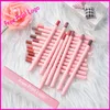 Läpppennor Rosa Lipliner Penna Private Label Matt Naturlig Vattentät Lip Liner Pigment Anpassad smink Grossistvaror för återförsäljning 230705