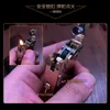 New Upgraded Mechanical Handmade Brass Automatic Ejection Windproof Old-fashioned Retro Kerosene Lighter 9SSI No Gas