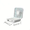 Jamay Ventilatore Portatile, 5000mAh Mini Ventilatore a Lunga Durata della Batteria per Camera da Letto con Aria Fredda, Palmare, Desktop, Supporto per Cellulare, Power Bank 4 in 1 Ventilatore Elettrico