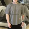 Men's T-Shirts 2021 Mens Muscle T Shirt Bodybuilding Fitness Men Tops Cotton Singlets Plus Big Size Tshirt Cotton Mesh Loose Short Sleeve J230705