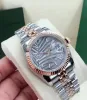 Zegarek U1 Top AAA Datejust Unisex Męskie Designerskie zegarki Szafirowe szkło Wysokiej jakości Automatyczne Mechaniczne Stal nierdzewna Oyster Perpetual Turkus 124300 Zegarki na rękę