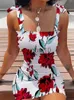 Lässige Kleider Sexy Damen Figurbetontes Kleid 2022 Neue Sommermode Weiße Schlinge Trägerlose Falten Mini Slim Bleistiftdruck Tankkleider Für Frauen J230705