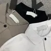 TOPSTONEY męska Business Casual z krótkim rękawem miłośnicy lata Joker jednokolorowa haftowana koszulka polo 8229 #