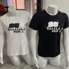 2023 T -stukken lente en zomer nieuwe high -end losse versie groene letter afdrukken mode casual ronde nek korte mouwen minibus t -shirt Aziatische maat xxxxxl