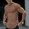 Men's T shirt Tee Plain V Neck Street Casual Short Sleeve Clothing Apparel Fashion Classic Comfort Big and Tall