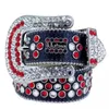 Bb Designer 2022 Ceinture Simon Ceintures pour Hommes Femmes Ceinture en diamant brillant Noir sur Noir Bleu blanc multicolore avec strass bling comme cadeau z1