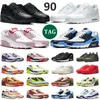 Hommes Femmes 90 Chaussures De Course Triple Noir Blanc Gomme Cargo Kaki Infrarouge Alpinisme Loup Gris En Plein Air Hommes Formateur taille 36-45 chaussures baskets