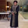 Vêtements ethniques noir musulman Maxi robes africaines pour femmes à manches longues diamant Robe de soirée Dubai caftan Abaya Robe mode lâche Boubou