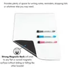 Whiteboards A3 Size Magnetic Whiteboard Dry Wipe Weekly Monthly Planner Fridge Stickers Menu Calendar with 8 Color Marker 230706