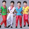 Kid Boy Традиционная корейская одежда Мужчина Ханбок Ханфу одежда Ханфу праздничная вечеринка танцевальная костюм для детей 287r