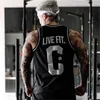 Herren-Tanktops Marke Gym Workout Männer Tanktops Patchwork Fitness Ärmelloses Shirt Stringer Herren Bodybuilding Männer Sportbekleidung Weste Muscle Singlet 230705