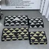 Fashion Designer Wallet Luxury Card Package Borsa Triangolo Etichetta Borsa Banchetto Shopping Matrimonio Uomo Donna Pochette