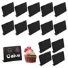 Tableaux noirs 15pcs pour l'étiquetage de la boulangerie avec des cartes de lieu de base Menu Blackboard Table Top Pricetags Coffee Shop Mini Chalkboard Sign Handheld 230706