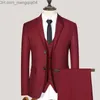 Men's Tracksuits Men's Fashion Jacket Three Piece Set Best Men's Group Wedding Dress in Spring Summer and Winter Professional Work Clothes Z230707