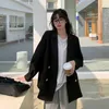 Vrouwen Jassen Vrouwen Lente Herfst Jas Koreaanse Vrouwelijke Casual Pak Slanke Losse Beroep Effen Jas Knoppen Top met lange mouwen