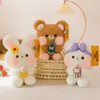 Dessin animé Kawali Kuromi jouets en peluche 23 cm chat lapin ours en peluche animaux doux poupées en peluche pour enfants cadeaux d'anniversaire LT0114