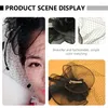 バンダナ 1Pc ファシネーター結婚式ヴィンテージティーパーティーウエディングコスプレ帽子ヘアピンヘアクリップベールかぶと