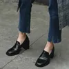 Klänning Skor Höst Dam Pump Loafers Tjockklack Plattform Lätt Oxford Damsandaler Dammode Retro College Kontorsklänning Skor Z230710