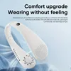 Leafless Hanging Neck Fan Mini Portable Air Conditioner Usb Small Fan Leafless Cooling Neck Wearing Neck Small Charging Fan