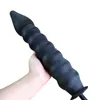 Plug anal anal gonflable de 37 cm avec gode extensible super énorme en latex en forme de perceuse pour la stimulation du point G P Spot Hommes Women230706