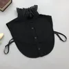 Gravatas borboleta Camisa Feminina Suporte Gola Falsa Moda Vintage Destacável Colar Removível Blusa Tops Gravata Falsa Acessórios