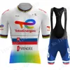 Set di maglie da ciclismo Suit Total Energies Peter Sagan Set Manica corta Slovacchia Abbigliamento Bici da strada Camicie MTB Wear Ropa 230706