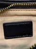 Designer Le Bisou denim axelväskor Le Raphia Blue Raw Denim Leather Strap Baguette Bags Gold Hardware Letter Brodery Zipper Handväskor Summer Fashion Purse Gift