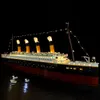 Diecast Model 1881 82996 99023 9090st Film Titanic Stort kryssningsbåtsfartyg Byggklossar Tegelstenar Gör-det-självleksaker Barn Pojkar Presenter 10294 230705