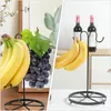 Dinnerware Sets Banana Rack Metal Hook Indoor Hanger Keeper Desktop Fruit Hanging Stand Grape Kitchen