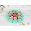 Cat Toys 10 Piece/Lot Soft Colorf Toy Ball Interactive Play Kitten Candy Color Assorted Playing Drop Delivery Home Garden Pet Supplie Dh8Am