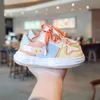 Sneakers Children Sports Shoes Autumn Korean Cute Flowers Candy Decorative White Shoes Boys Girls Board Sneakers Zapatos 230705