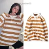 Kadın Hoodies Sweatshirts Yeşil Stripe Patchwork Sweatshirt Erkek Kadınların Gündelik Yaka Çekiyor Gevşek Retro Harajuku Hip-Hop Sokak Giysileri Unisex Z230710