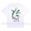 Męskie damskie designerskie t-shirty Ami Graphic Tee Printed Fashion man T-shirt Najwyższej jakości bawełniane koszulki w stylu Casual z krótkim rękawem Luksusowy hiphopowy sweter Koszulki S-XL